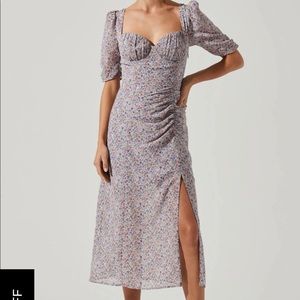 ASTR the label front milkmaid dress